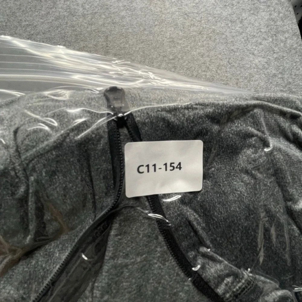 The North Face Quarter Zip Mens XXL R365 Logo Polyester Gray Heather Pullover